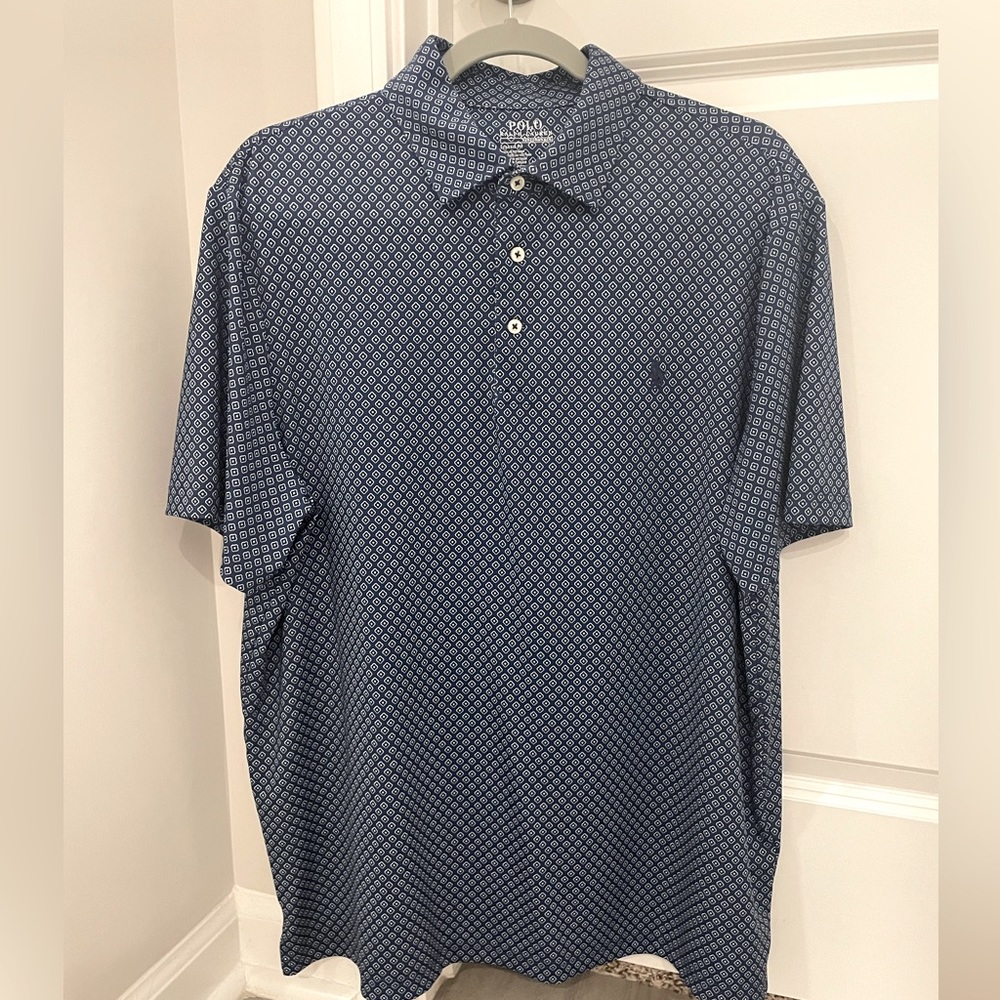 Men’s Polo brand polo style shirt size L. Like New Condition.